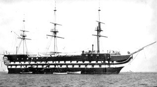 HMS Conway in its glory days
