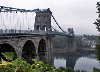 The Menai Bridge today