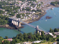 The Menai Bridge and Town